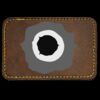 Faux Leather Engravable Patch - Round-Corner Rectangular Thumbnail
