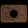 Faux Leather Engravable Patch - Round-Corner Rectangular Thumbnail