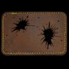 Faux Leather Engravable Patch - Round-Corner Rectangular Thumbnail