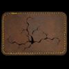 Faux Leather Engravable Patch - Round-Corner Rectangular Thumbnail