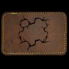 Faux Leather Engravable Patch - Round-Corner Rectangular Thumbnail