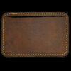 Faux Leather Engravable Patch - Round-Corner Rectangular Thumbnail