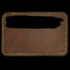 Faux Leather Engravable Patch - Round-Corner Rectangular Thumbnail
