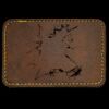 Faux Leather Engravable Patch - Round-Corner Rectangular Thumbnail