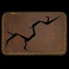 Faux Leather Engravable Patch - Round-Corner Rectangular Thumbnail