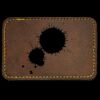 Faux Leather Engravable Patch - Round-Corner Rectangular Thumbnail