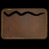 Faux Leather Engravable Patch - Round-Corner Rectangular Thumbnail