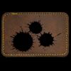 Faux Leather Engravable Patch - Round-Corner Rectangular Thumbnail