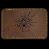 Faux Leather Engravable Patch - Round-Corner Rectangular Thumbnail