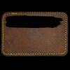 Faux Leather Engravable Patch - Round-Corner Rectangular Thumbnail