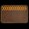 Faux Leather Engravable Patch - Round-Corner Rectangular Thumbnail