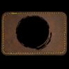 Faux Leather Engravable Patch - Round-Corner Rectangular Thumbnail