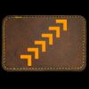Faux Leather Engravable Patch - Round-Corner Rectangular Thumbnail