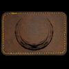 Faux Leather Engravable Patch - Round-Corner Rectangular Thumbnail