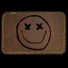 Faux Leather Engravable Patch - Round-Corner Rectangular Thumbnail