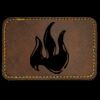 Faux Leather Engravable Patch - Round-Corner Rectangular Thumbnail