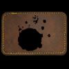 Faux Leather Engravable Patch - Round-Corner Rectangular Thumbnail