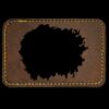 Faux Leather Engravable Patch - Round-Corner Rectangular Thumbnail