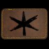Faux Leather Engravable Patch - Round-Corner Rectangular Thumbnail